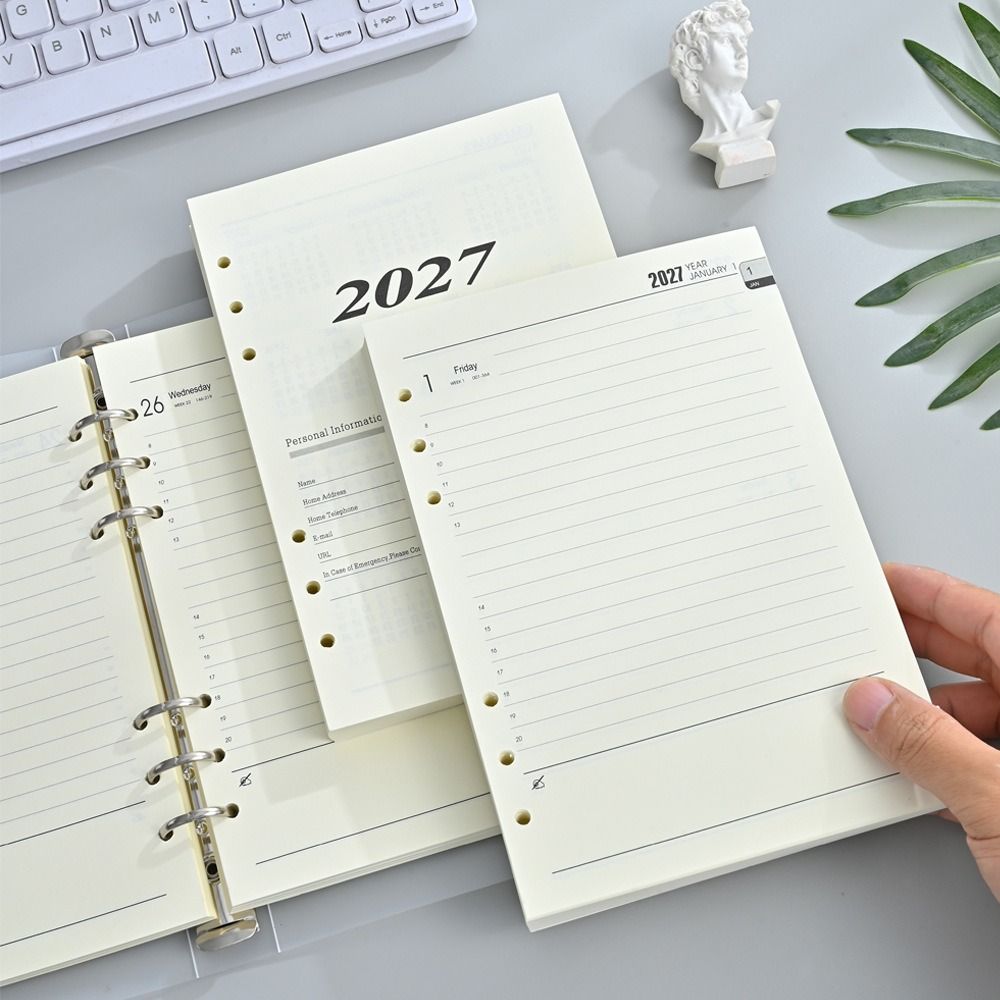 Meal Prep Notebook - A5 2027 Journal Agenda Plannner Notebook