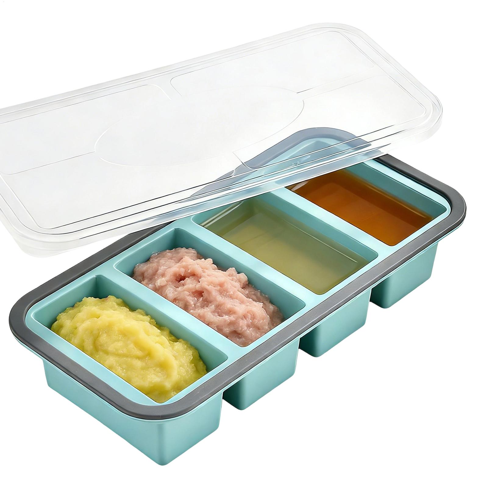 Silicone Freezer Tray Mold wit - Meal Prep Oatmeal ulasan dan harga