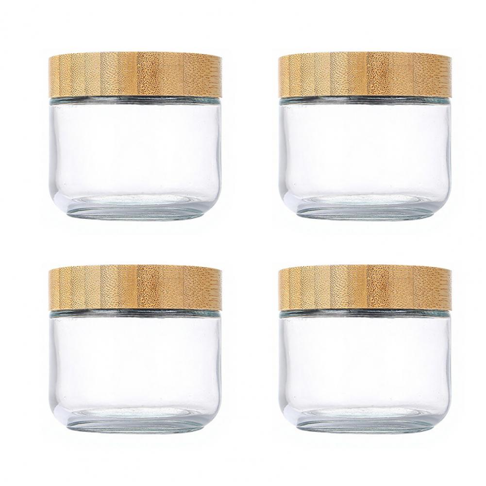 Rustic Glass Jar 4pcs Glass Ov - Meal Prep Overnight Oats ulasan dan harga