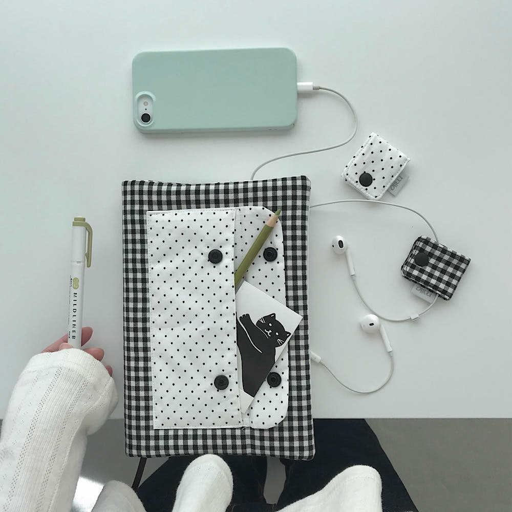Cute Star Quilted Book Cover P - Meal Prep Notebook ulasan dan harga