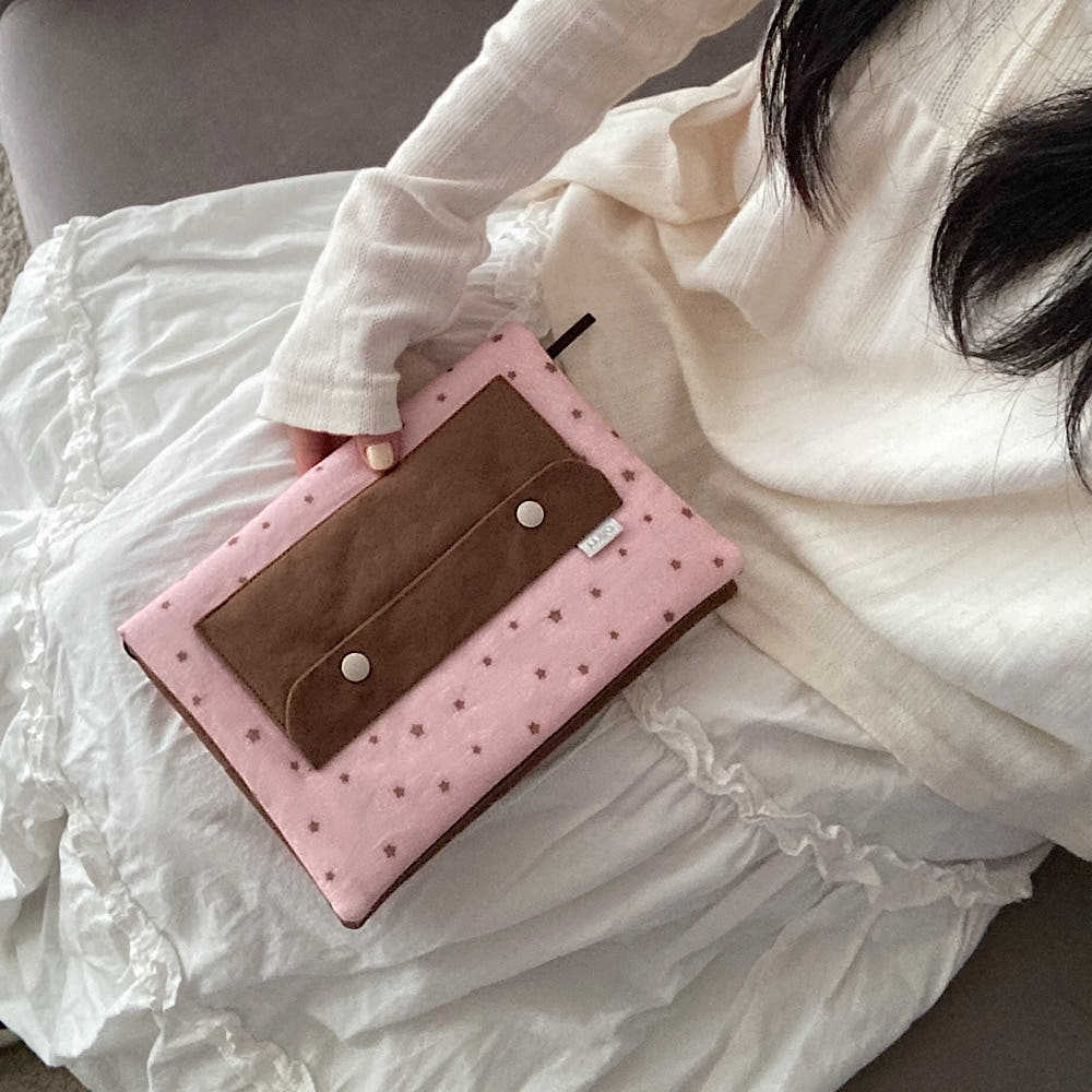 Cute Star Quilted Book Cover P - Meal Prep Notebook ulasan dan harga
