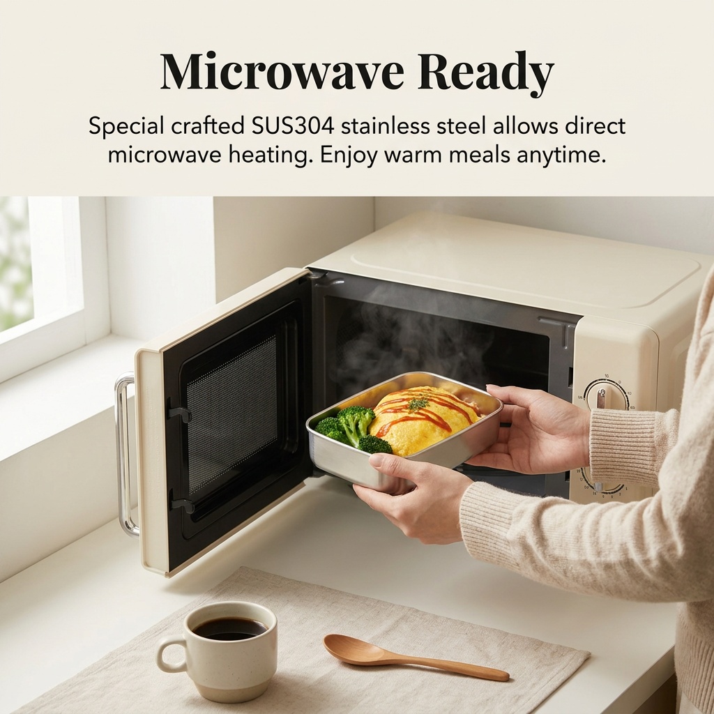 Stainless Steel Bento Box Meta - Meal Prep Ideas ulasan dan harga