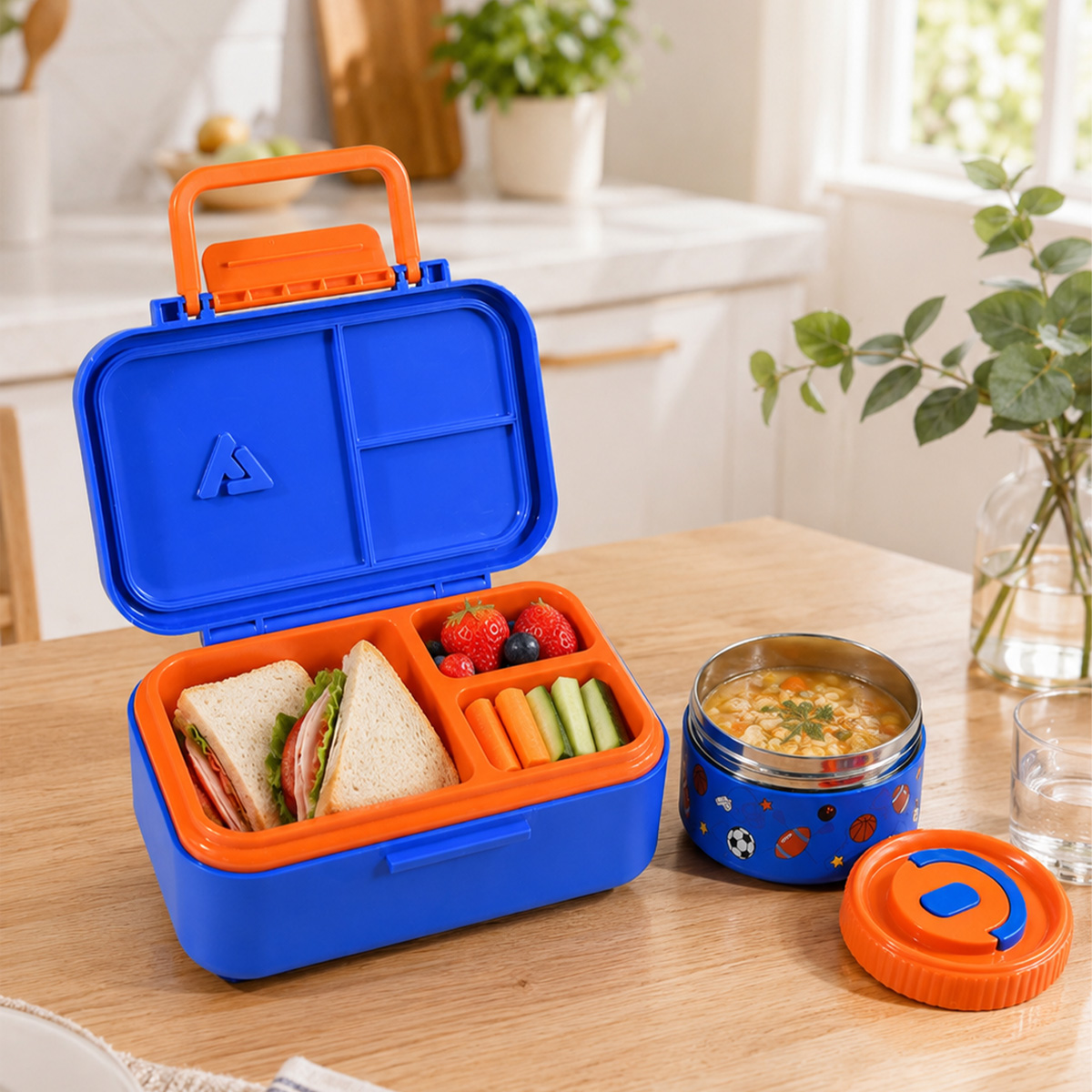 Bento Lunch Box for with 13oz  - Meal Prep Ideas ulasan dan harga