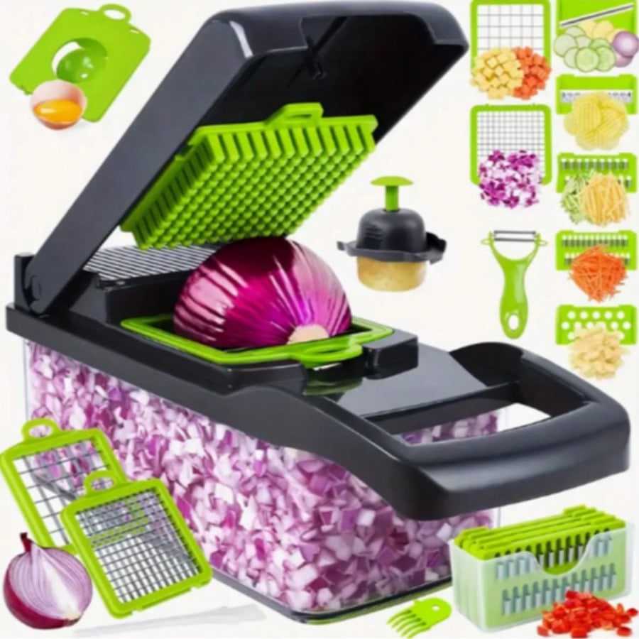 16-Piece Multi-Function Kitche - Meal Prep With Potatoes ulasan dan harga