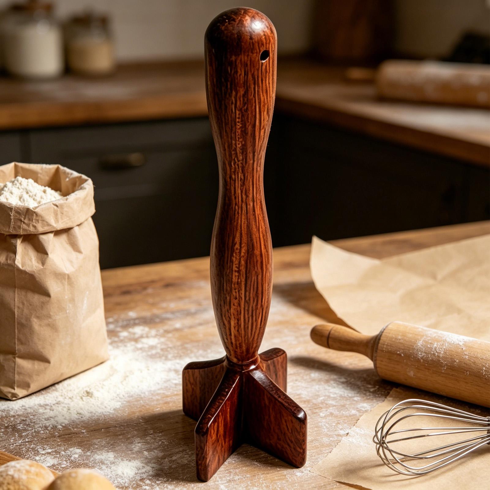 Wooden Meat Chopper Non-Scratc - Meal Prep With Potatoes ulasan dan harga