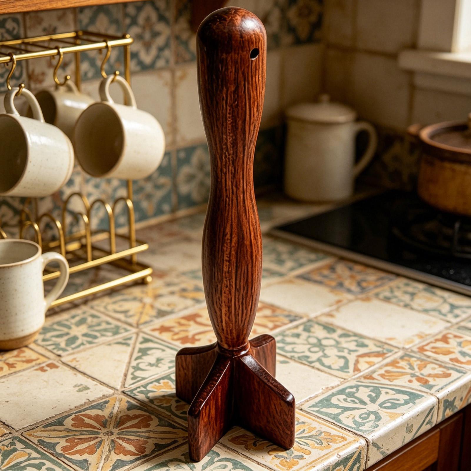 Wooden Meat Chopper Non-Scratc - Meal Prep With Potatoes ulasan dan harga