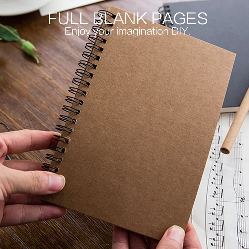 Creative Retro Kraft Paper Coi - Meal Prep Notebook ulasan dan harga