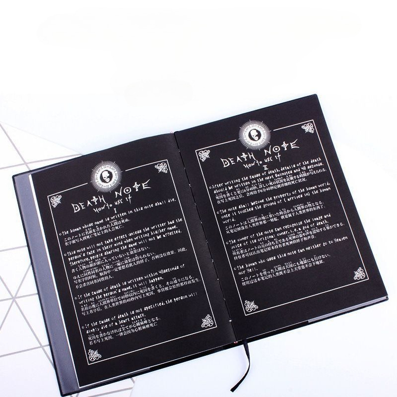 Anime Death Note Notebook Leat - Meal Prep Notebook ulasan dan harga