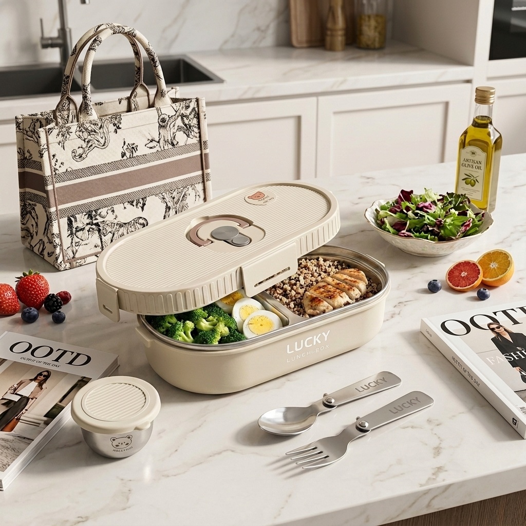 Microwavable 304 Stainless Ste - Meal Prep Ideas ulasan dan harga