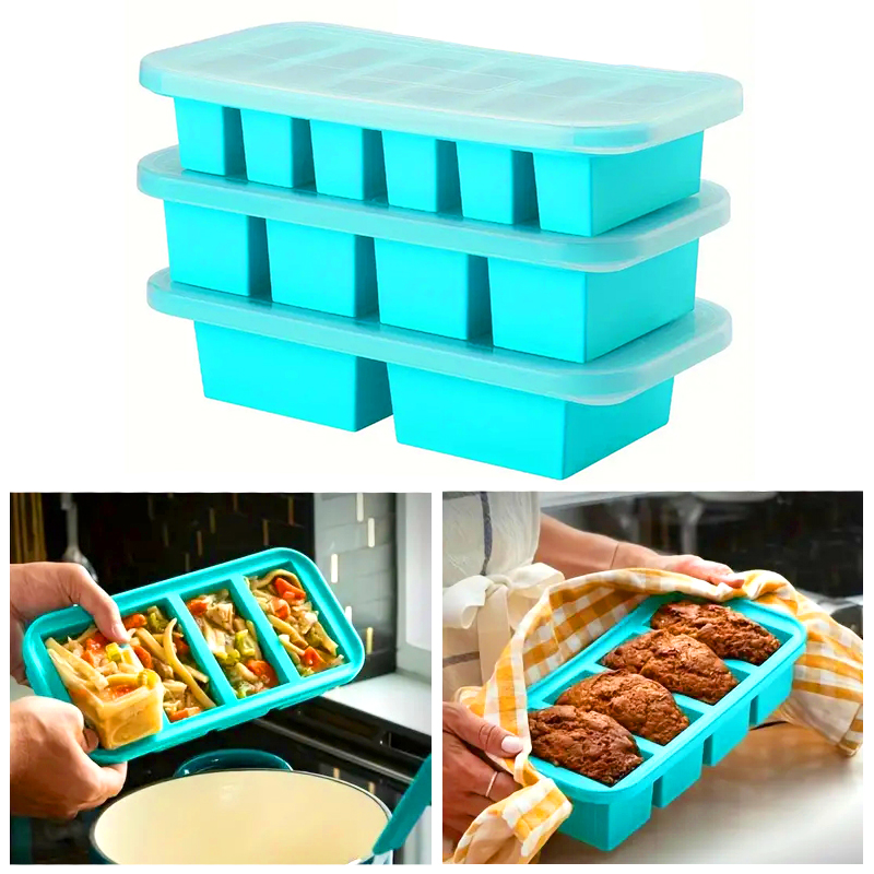 Silicone Freezing Mold Gift Se - Meal Prep Oatmeal ulasan dan harga