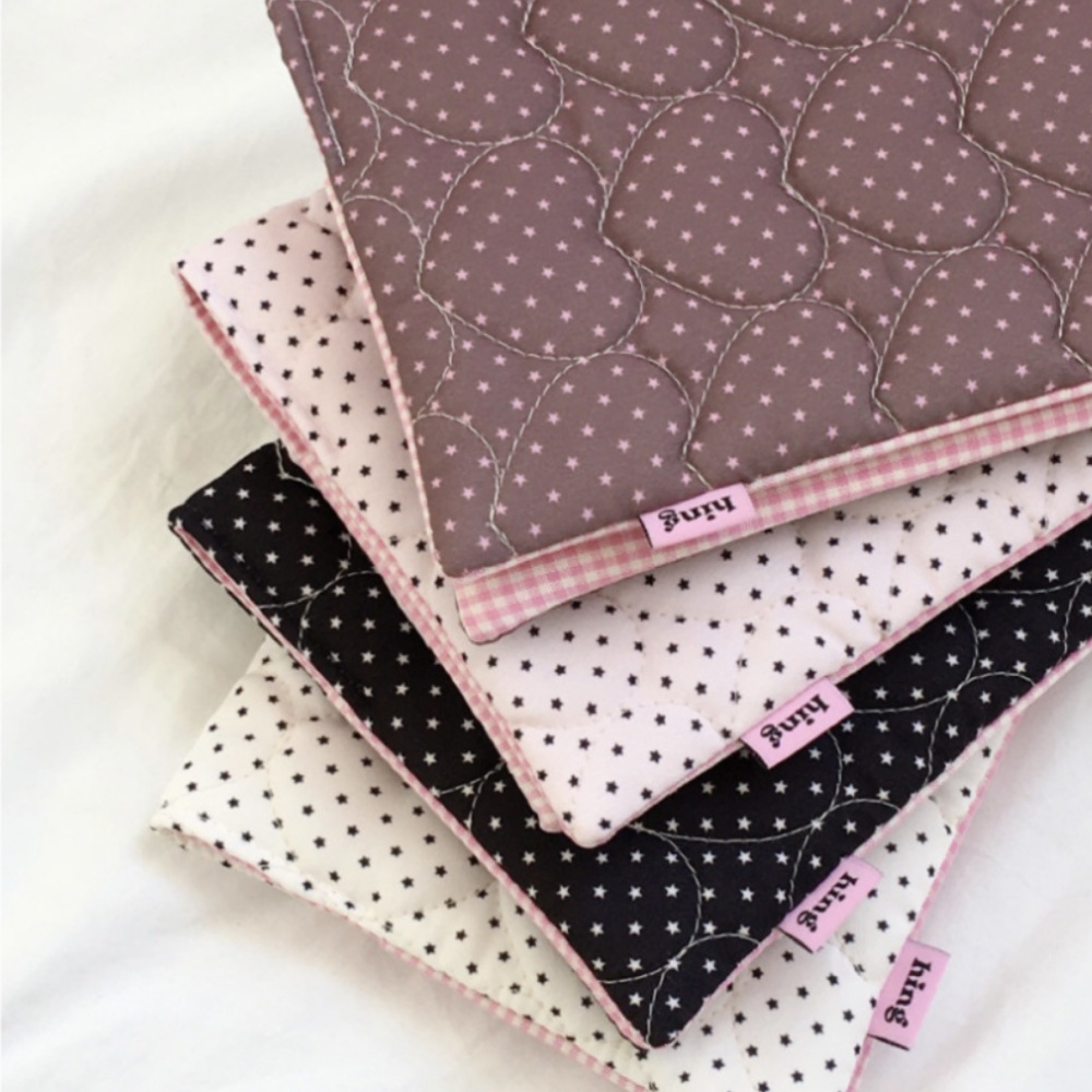 Cute Heart Quilted Book Cover  - Meal Prep Notebook ulasan dan harga