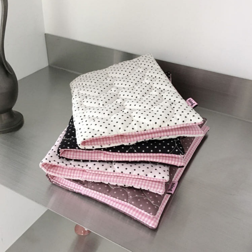 Cute Heart Quilted Book Cover  - Meal Prep Notebook ulasan dan harga