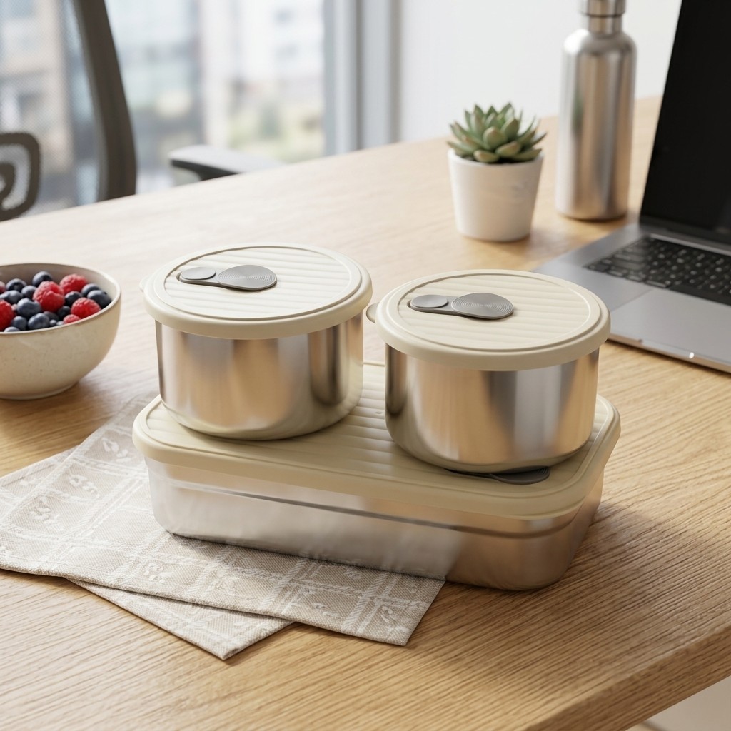 Microwave Safe 304 Stainless S - Meal Prep Ideas ulasan dan harga