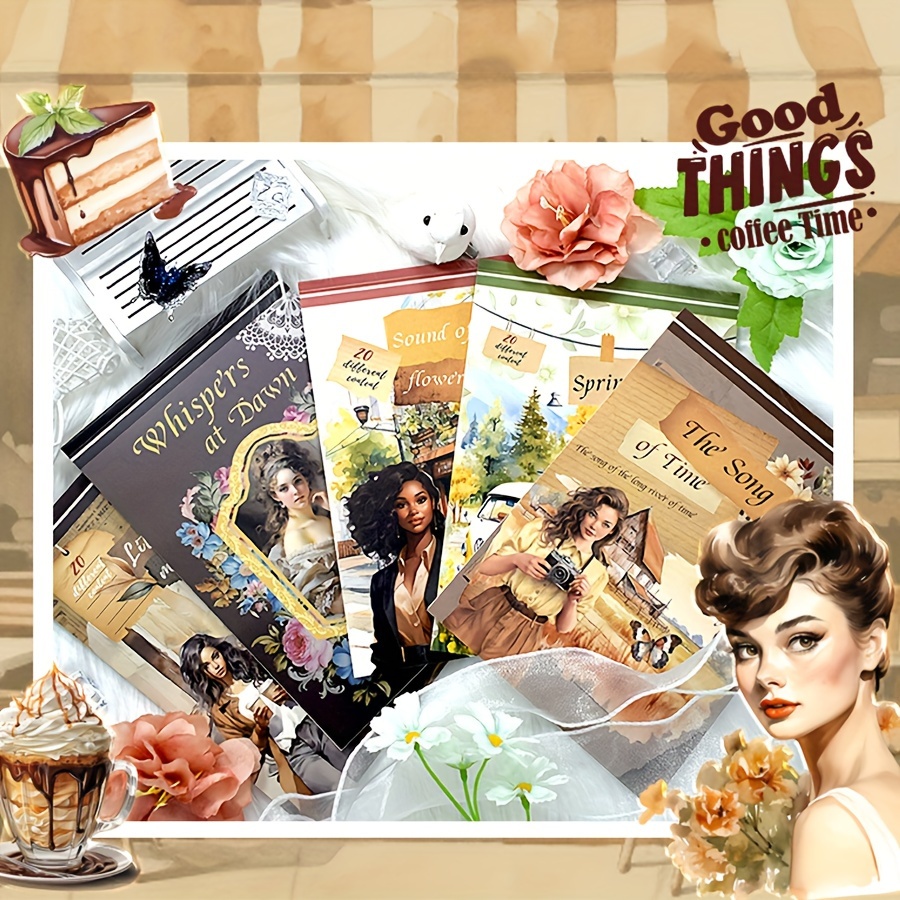 20Sheets Pre-Cut Sticker Book  - Meal Prep Notebook ulasan dan harga