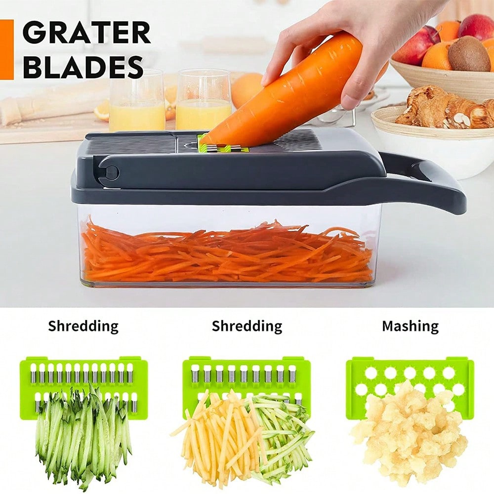 16-Piece Multi-Function Kitche - Meal Prep With Potatoes ulasan dan harga