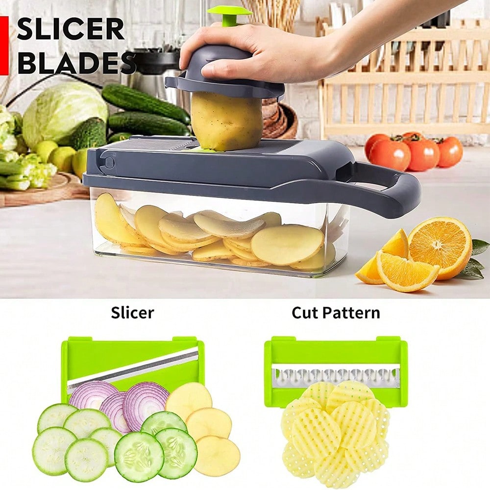 16-Piece Multi-Function Kitche - Meal Prep With Potatoes ulasan dan harga