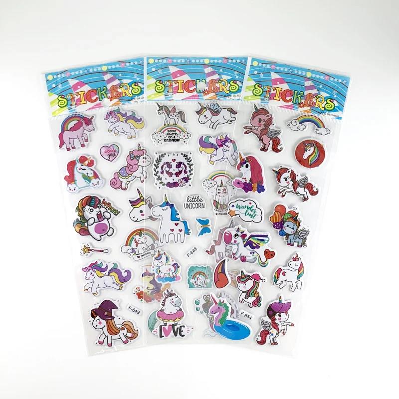 10 Sheets Cute Unicorn Sticker - Meal Prep Notebook ulasan dan harga