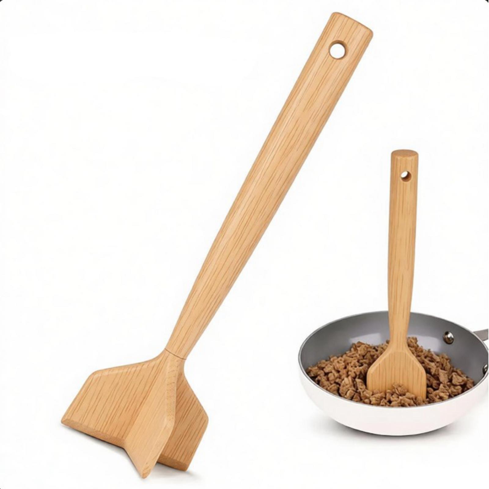 Premium Wood Potato Masher Eas - Meal Prep With Potatoes ulasan dan harga
