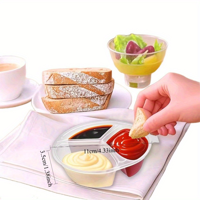 Round 3-Compartment Disposable - Meal Prep Ideas ulasan dan harga