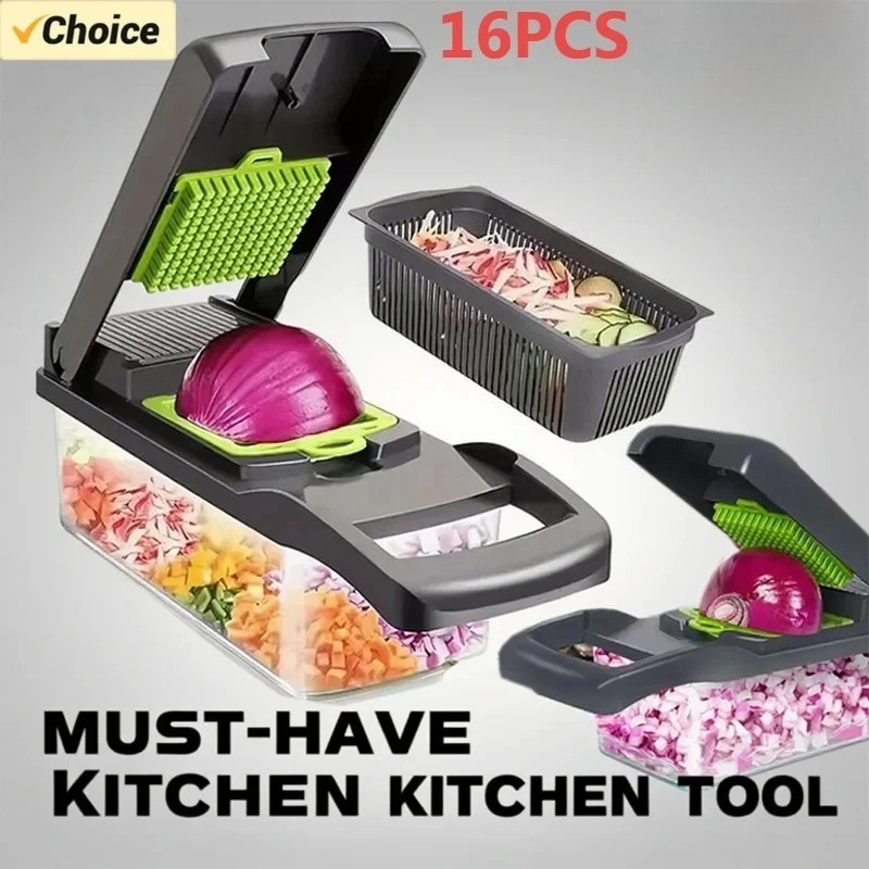 16pcs Fruit Vegetable Onion Ch - Meal Prep With Potatoes ulasan dan harga