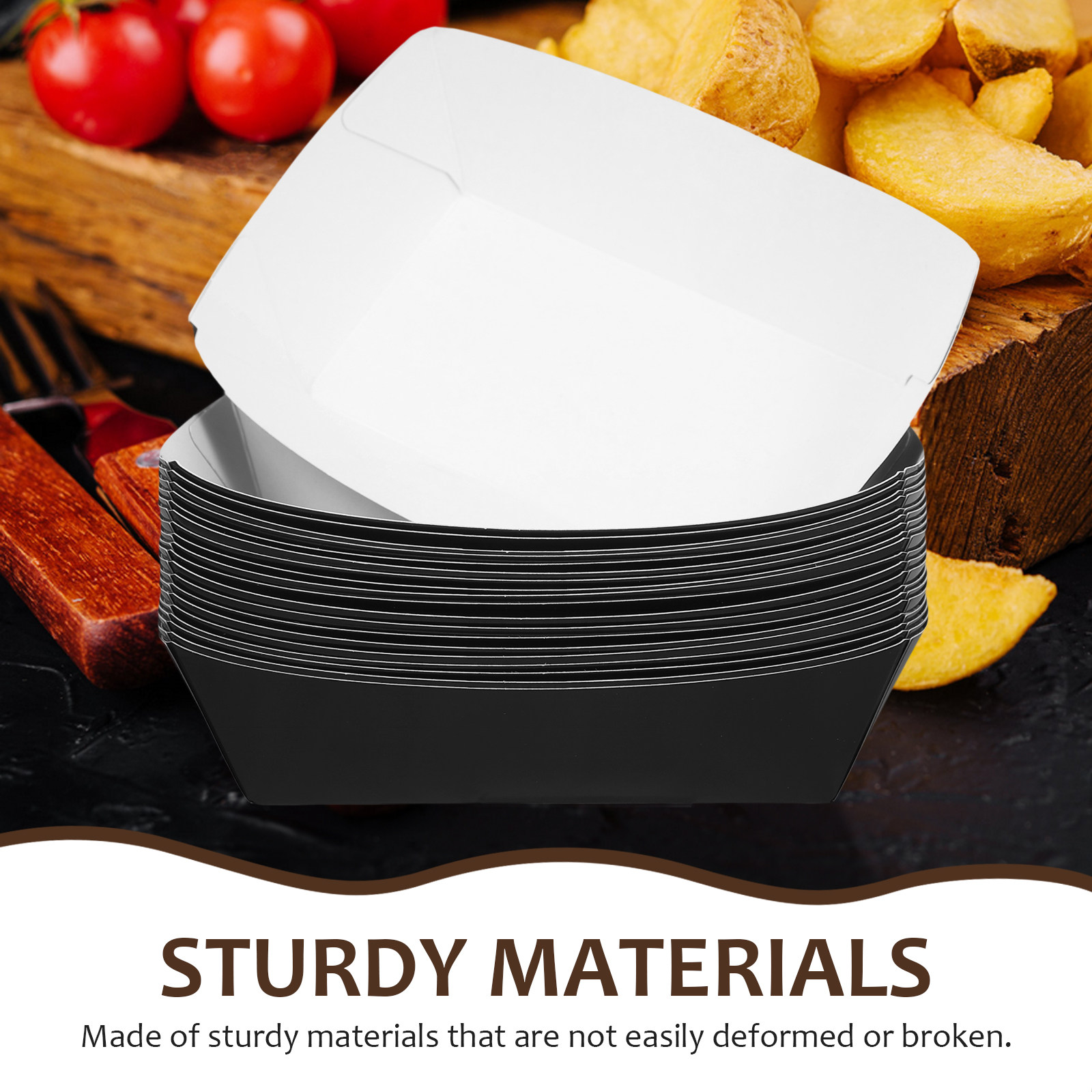 20Pcs Kraft Paper Open Top Hot - Meal Prep Hot Dogs ulasan dan harga