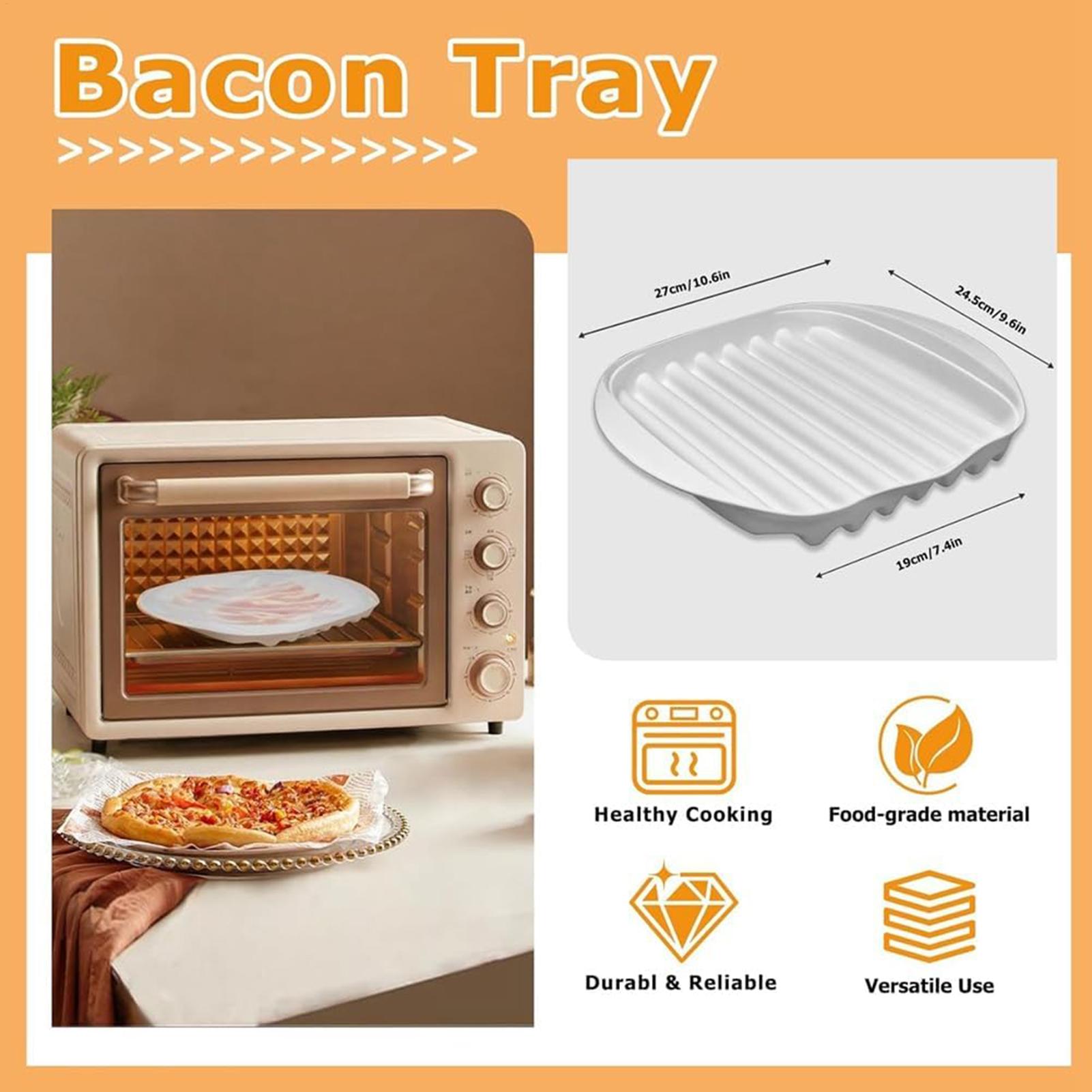 Bacon Tray Microwave Cooker Co - Meal Prep Hot Dogs ulasan dan harga