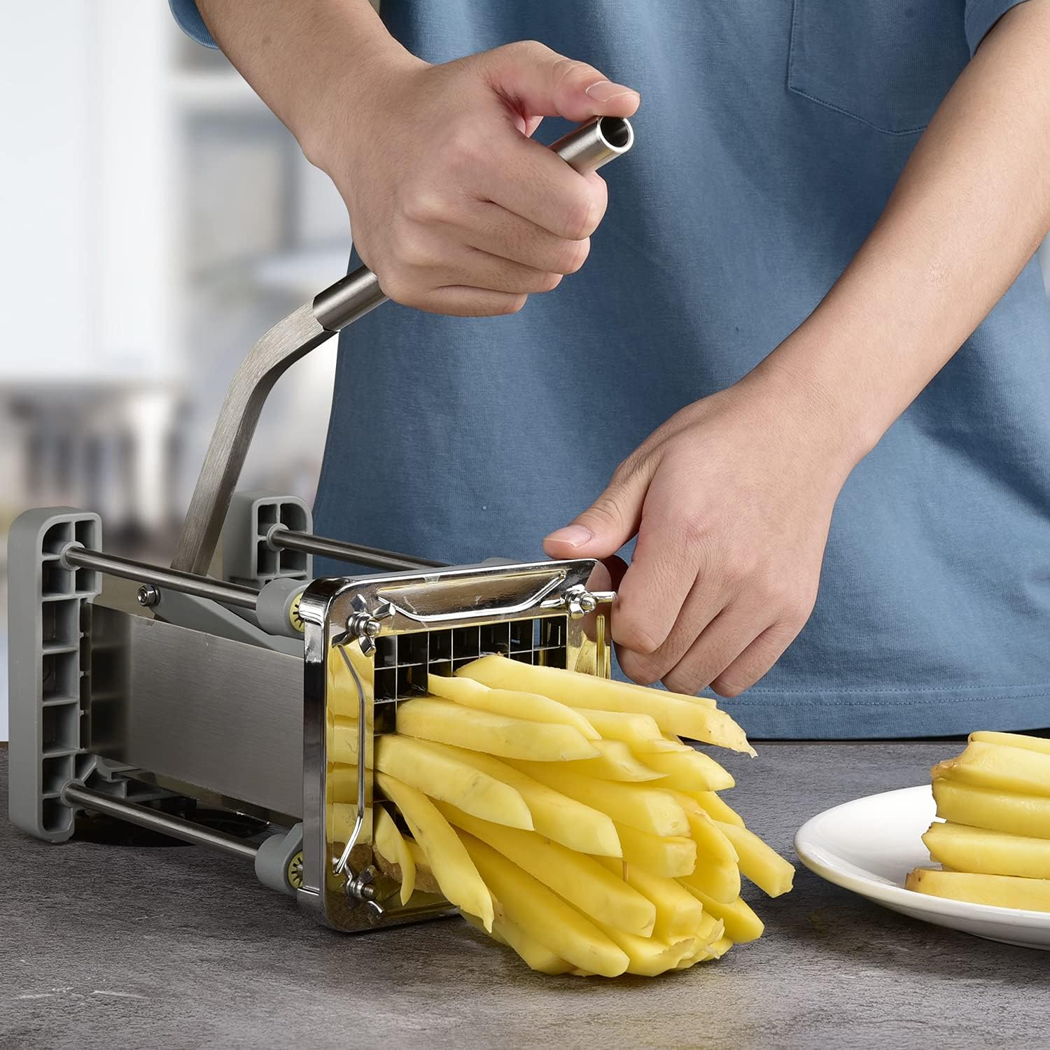 French Fry Cutter for Potatoes - Meal Prep With Potatoes ulasan dan harga
