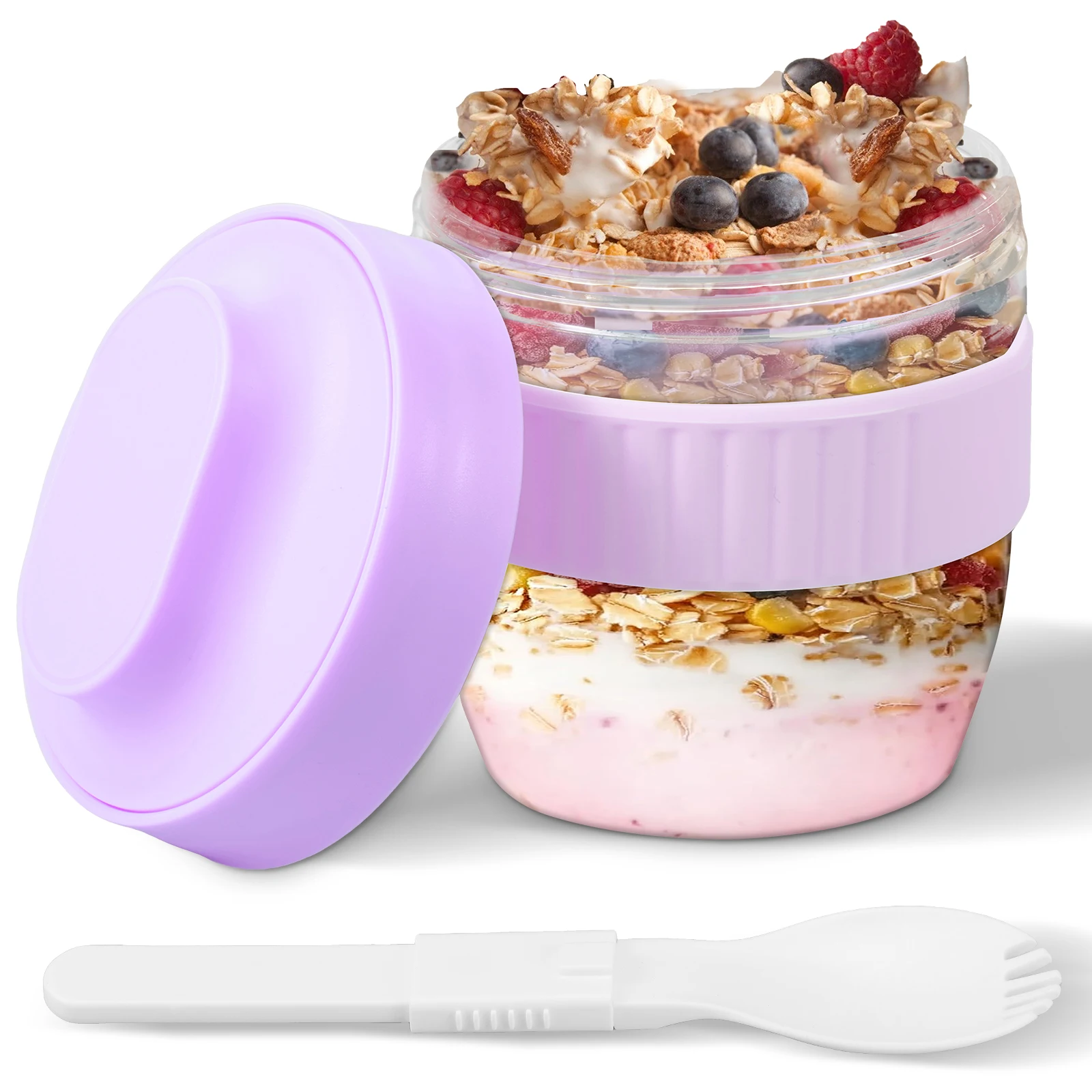 Double Layer Overnight Oats Co - Meal Prep Oatmeal ulasan dan harga