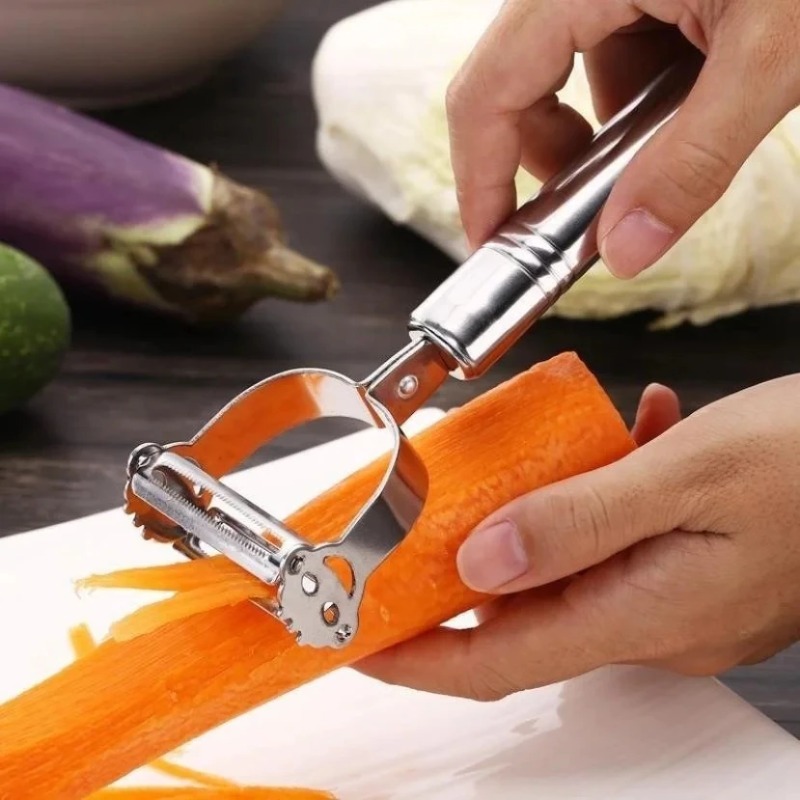 Stainless Steel Julienne Peele - Meal Prep With Potatoes ulasan dan harga